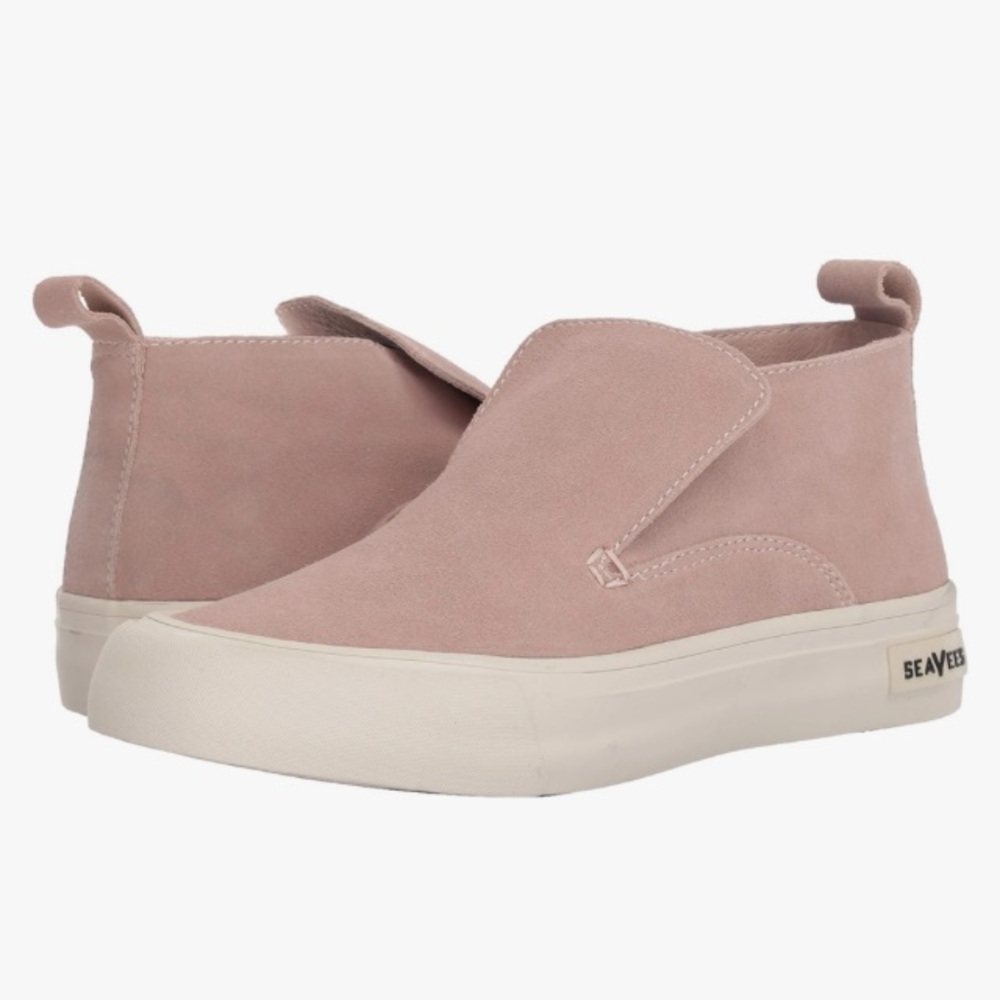 SeaVees Women’s Huntington Middie Sneaker size 8 Rose Quartz